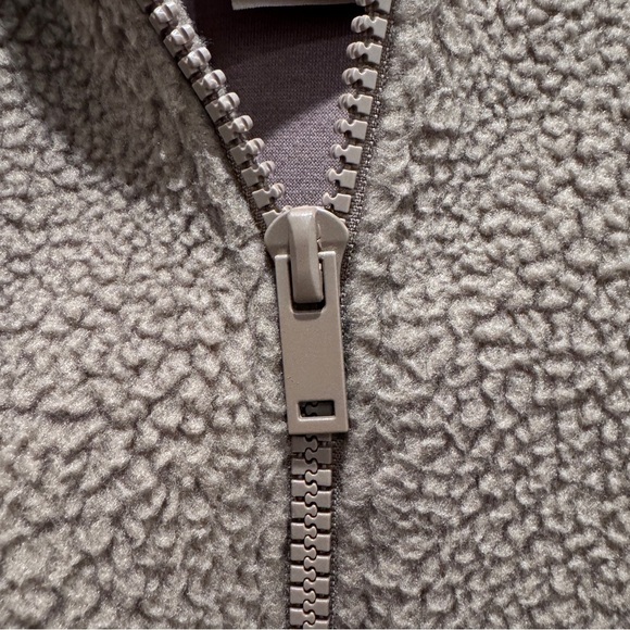 NWT NAP Loungewear Oversized Terry Fleece Zip Up Hooded Jacket Cozy Brown Sz M - Picture 14 of 15